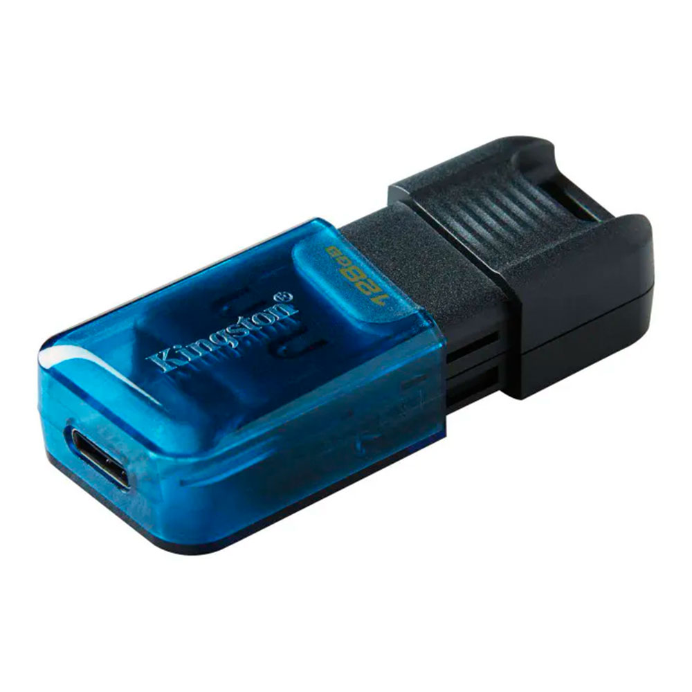 USB Флэш Kingston DataTraveler 80M, 128 GB Black/Blue photo 2