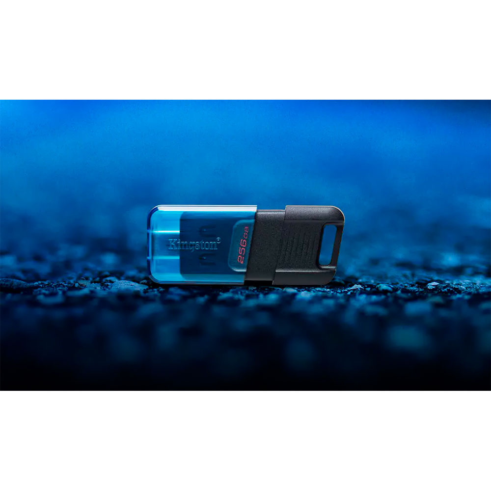 USB Флэш Kingston DataTraveler 80M, 128 GB Black/Blue photo 7