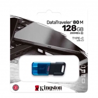 USB Флэш Kingston DataTraveler 80M, 128 GB Black/Blue thumbnav 3