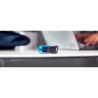 USB Флэш Kingston DataTraveler 80M, 128 GB Black/Blue thumbnav 4