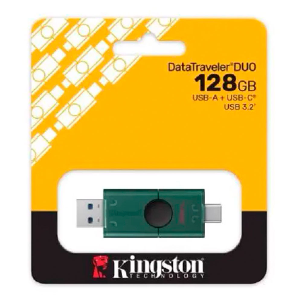 USB Flash Kingston DataTraveler Duo, 128 GB Green photo 7