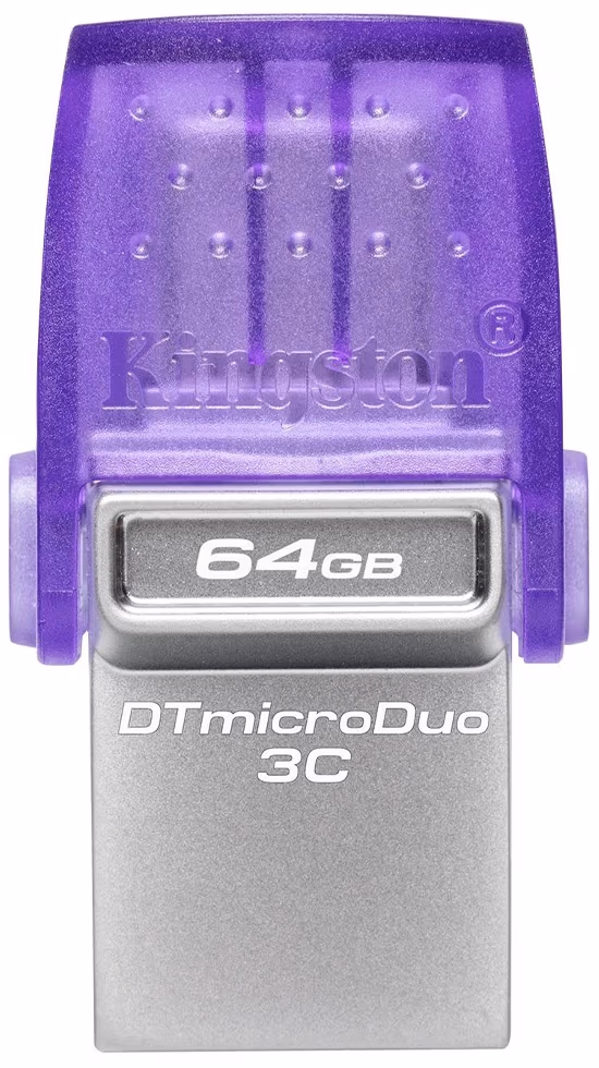 USB Флэш Kingston DataTraveler microDuo 3C c USB-C и USB-A