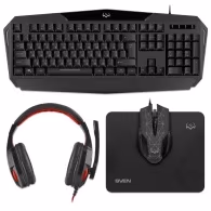 Tastatura + mouse cu fir Sven GS4300RGB