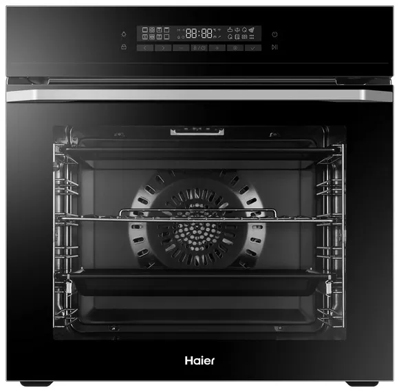 Встраиваемый духовой шкаф Haier HOQP16AN5GB, 72 л, A++, Черный