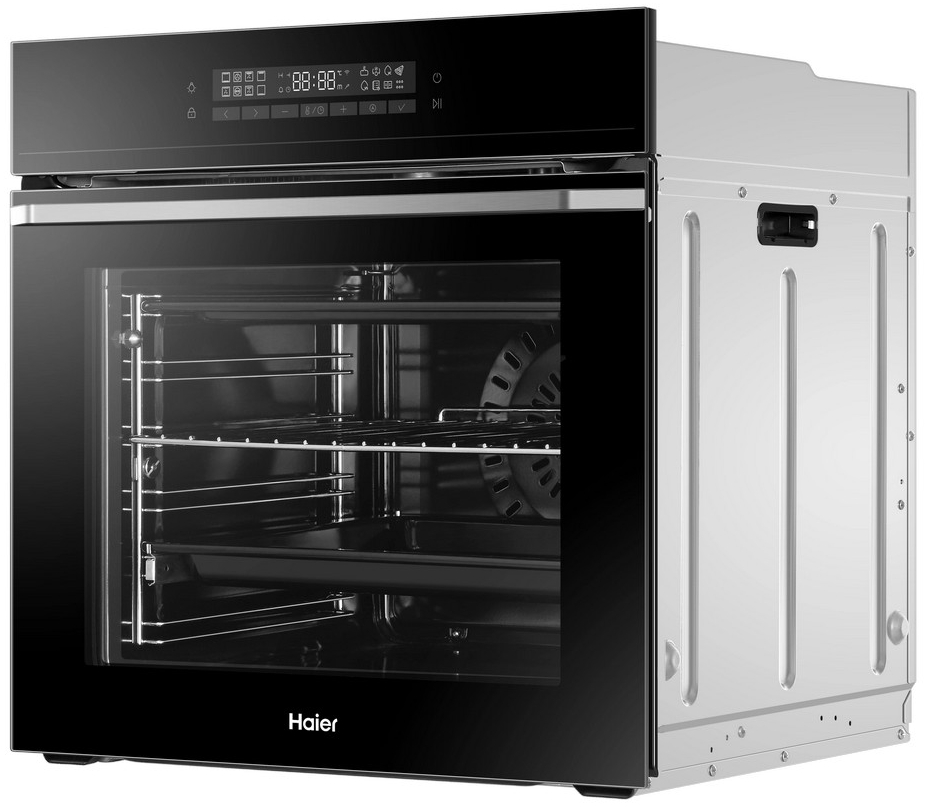 Cuptor electric incorporabil Haier HOQP16AN5GB / 72 l. / A++ / Negru photo 2