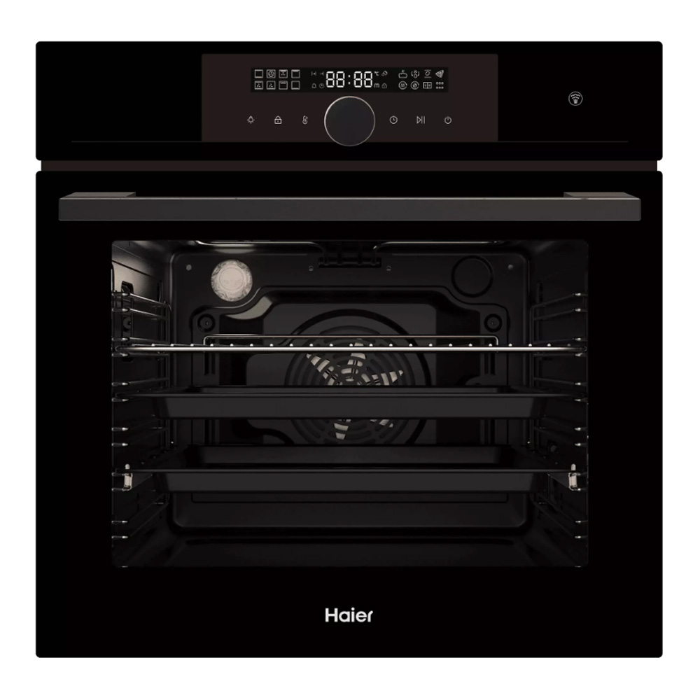 Cuptor electric incorporabil Haier HOX-FP5RAGB / 76 l. / A / Negru photo 1