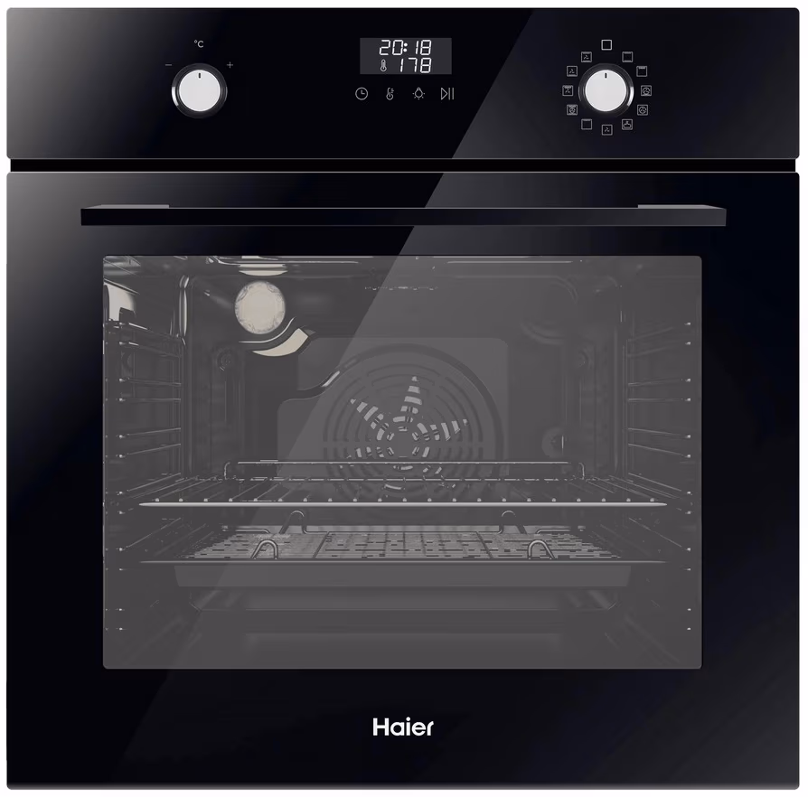 Cuptor electric incorporabil Haier  HOXP11CGB, 76 l, A, Negru 