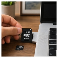 Card de memorie MicroSD+SD adapter TnG UHS3 32GB thumbnav 5
