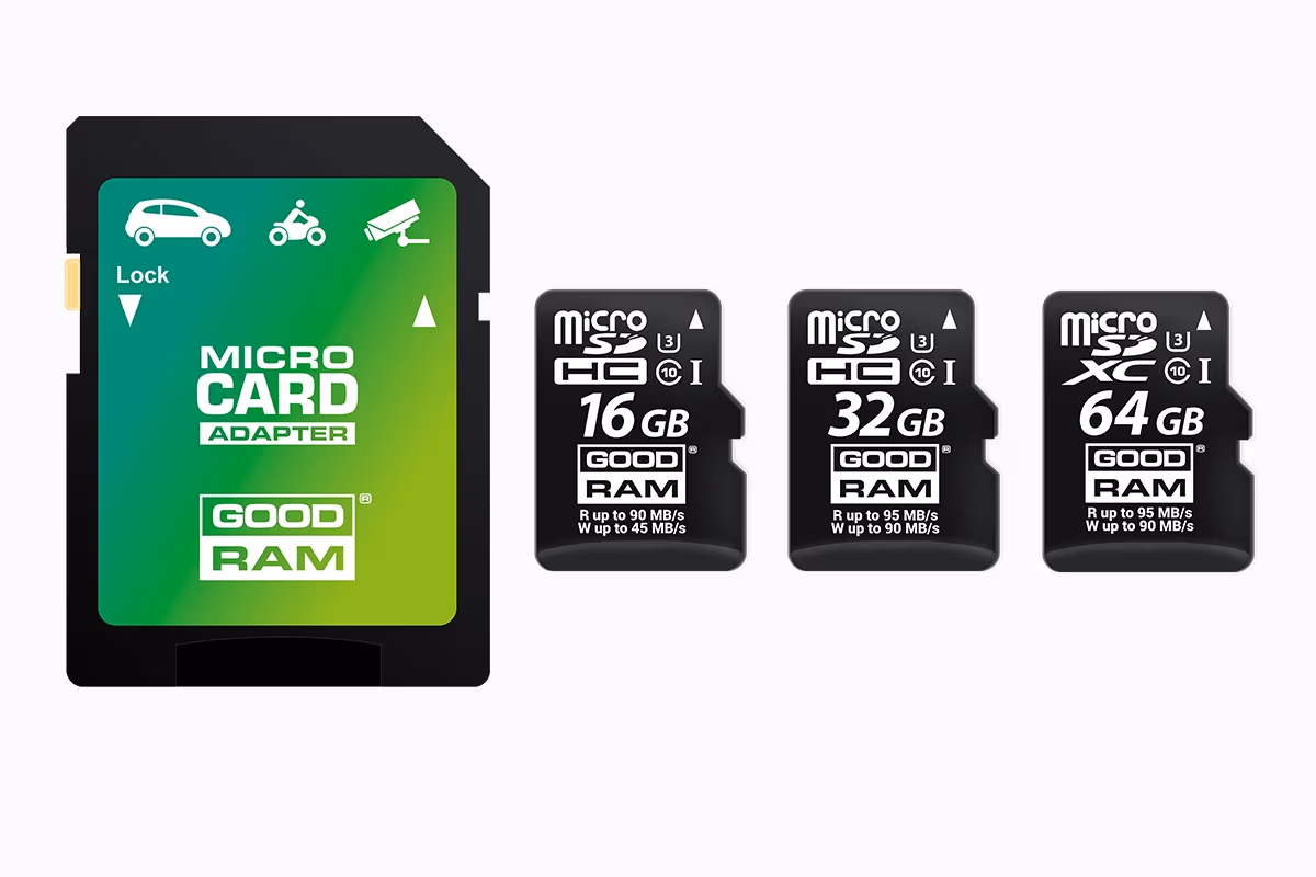 Card de memorie MicroSD+SD adapter GoodRam UHS-I U3 64GB (Class 10) (M3AA-0640R11-DD) 