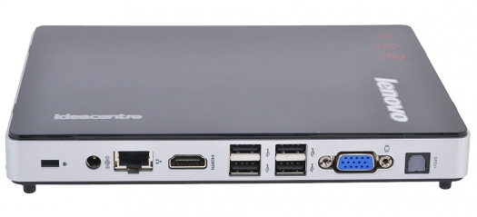 Nettop Lenovo Q190 P 2127U/4Gb/500Gb/MCR/WiFi/black/silver photo 3