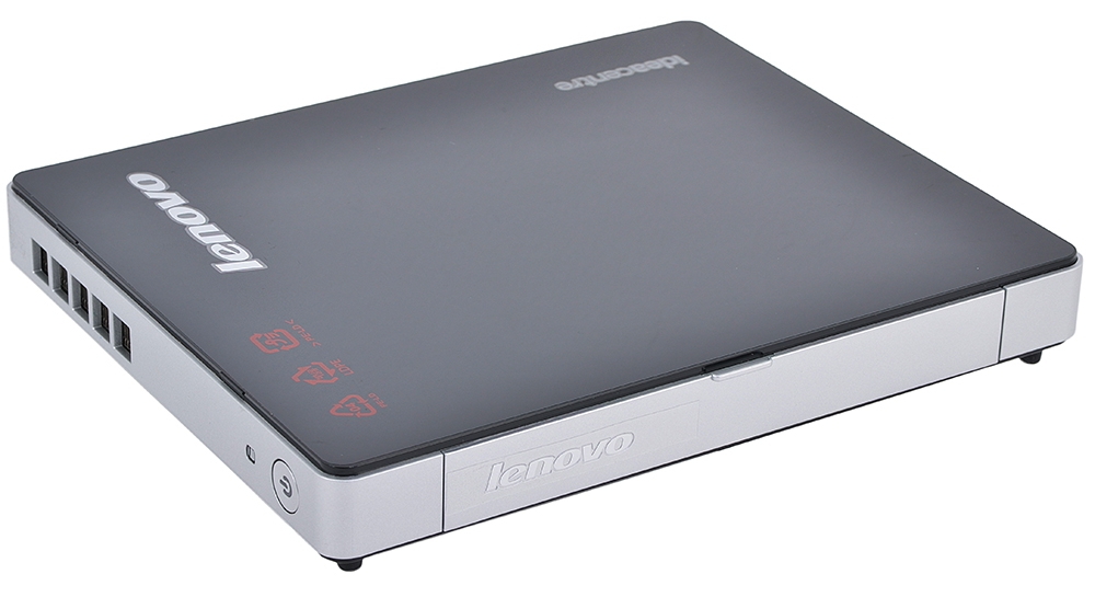 Nettop Lenovo Q190 P 2127U/4Gb/500Gb/MCR/WiFi/black/silver photo 4