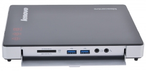 Nettop Lenovo Q190 P 2127U/4Gb/500Gb/MCR/WiFi/black/silver thumbnav 1