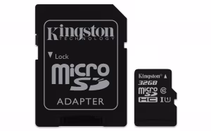 Карта памяти MicroSD Kingston 32GB microSDHC Class10
