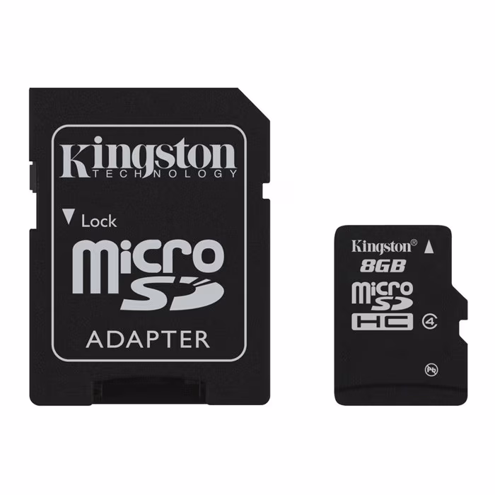 Card de mem-e MicroSD Kingston 8GB microSDHC Class4 
