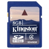 Card de mem-e MicroSD Kingston 8GB microSDHC Class4