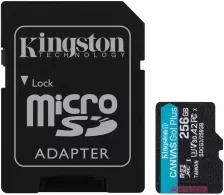 Карта памяти MicroSD+ SD adapter Kingston SDCG3256GB