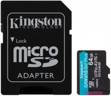 Карта памяти MicroSD+ SD adapter Kingston SDCG364GB thumbnav 1