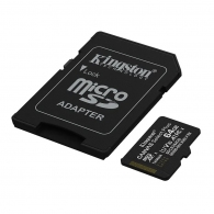 Карта памяти MicroSD Kingston 64GB microSDXC Select Canvas Plus Gen3 (Class 10 A1 UHS-I with SD adapter Up to:100MB/s) thumbnav 2