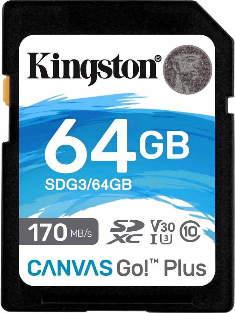 Card de memorie SDXC Kingston Canvas Go! Plus 64GB 
