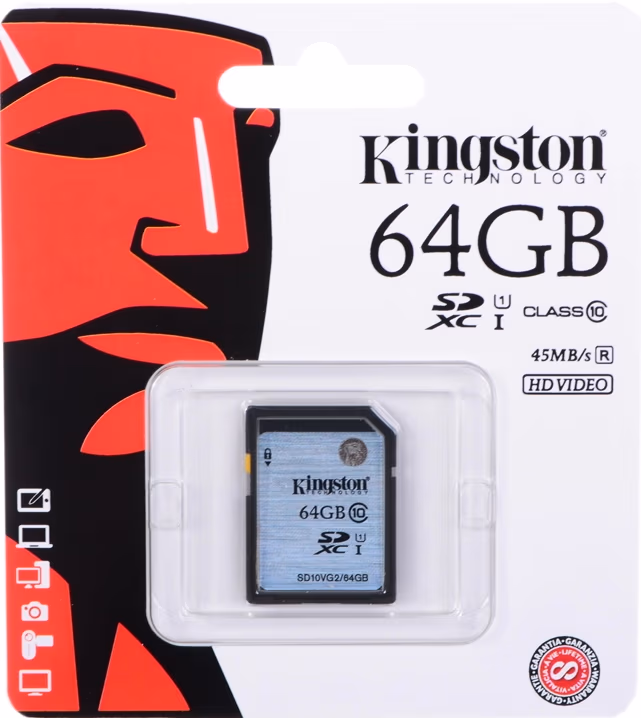 Card de memorie SDHC Kingston SD10VG2/64GB Class10 UHS-1 64GB  