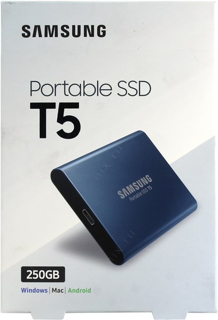 SSD extern  Samsung T5 250 Гб MU-PA250B photo 2