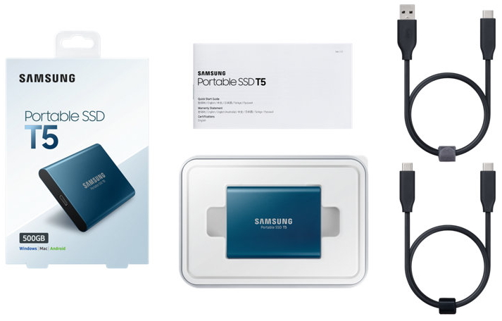 SSD extern  Samsung T5 500 Гб MU-PA500B photo 2