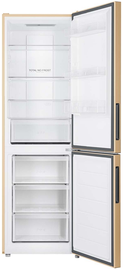 Frigider cu doua usi Haier CEF535AGG / 346 l / 190 cm / A / Galben photo 4