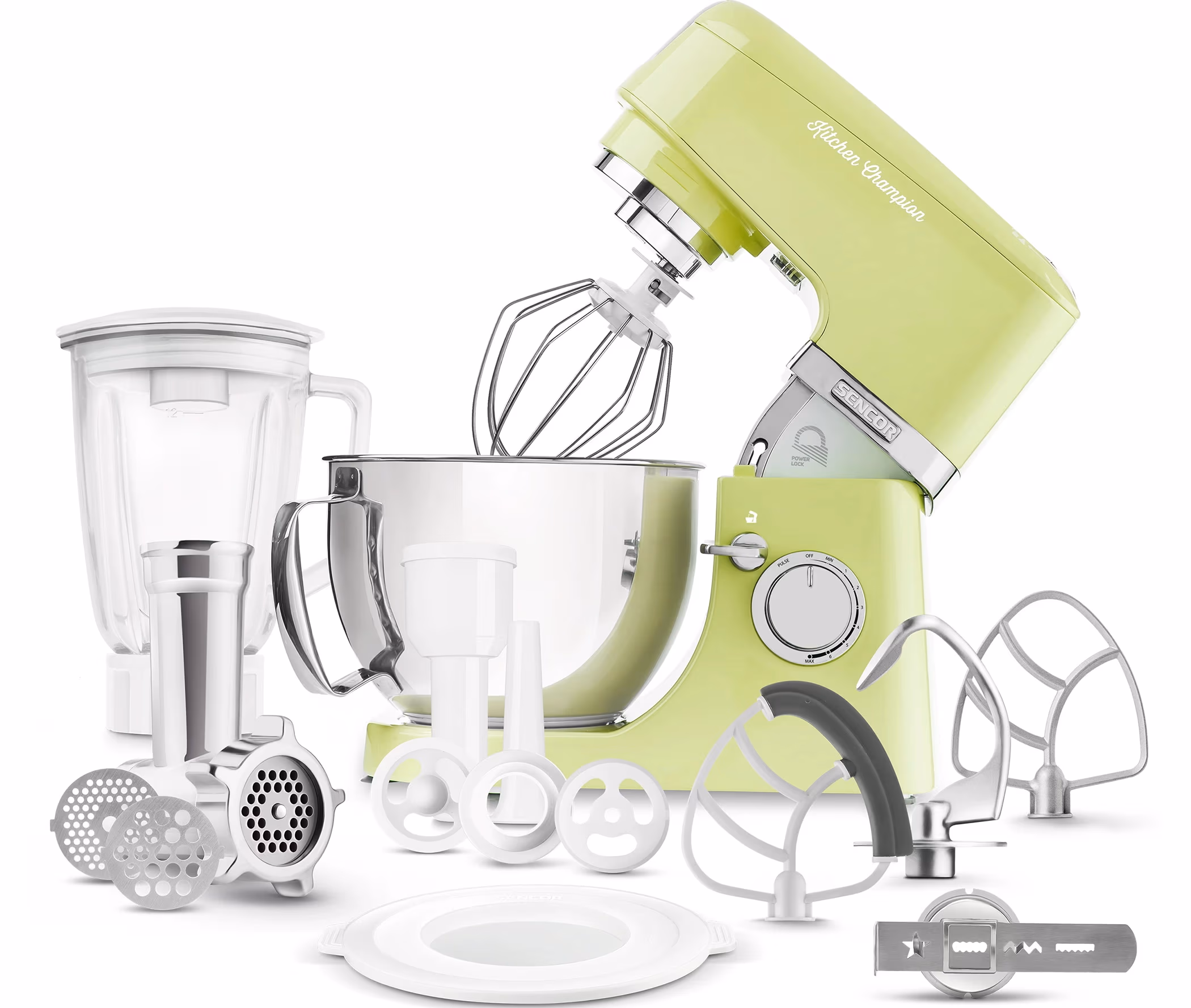 Robot de bucatarie Sencor STM6357GG, 4500 мл, 1000 Вт, 8 скоростей 