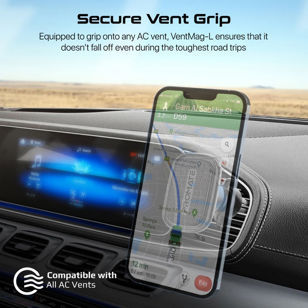 Suport auto pentru smartphone Promate AISVENTMAGL photo 4