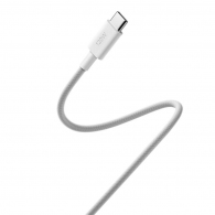 Cablu USB Type-C - USB Type-C Xiaomi 6A Braided 1m White (BHR087KGL) thumbnav 4