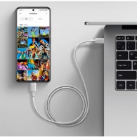 Cablu USB Type-C - USB Type-C Xiaomi 6A Braided 1m White (BHR087KGL) thumbnav 7