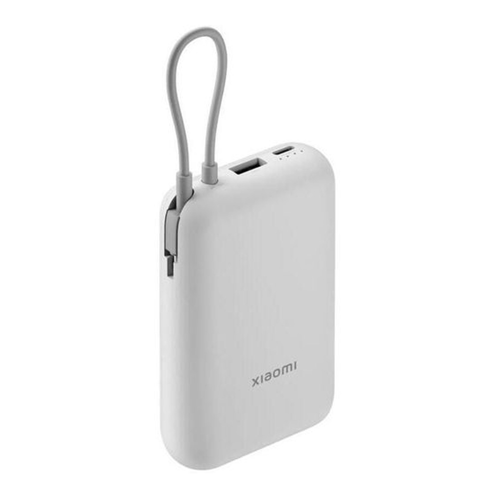 Внешний аккумулятор Xiaomi 20000mAh (Integrated Cable) GL Light Gray (61826) photo 1