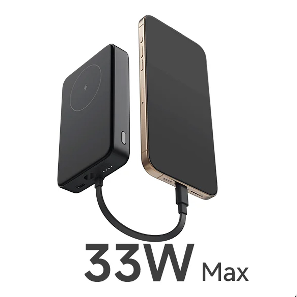 Внешний аккумулятор Xiaomi 33W Magnetic Power Bank10000mAh (Integrated Cable)  Gray  (62337) photo 5