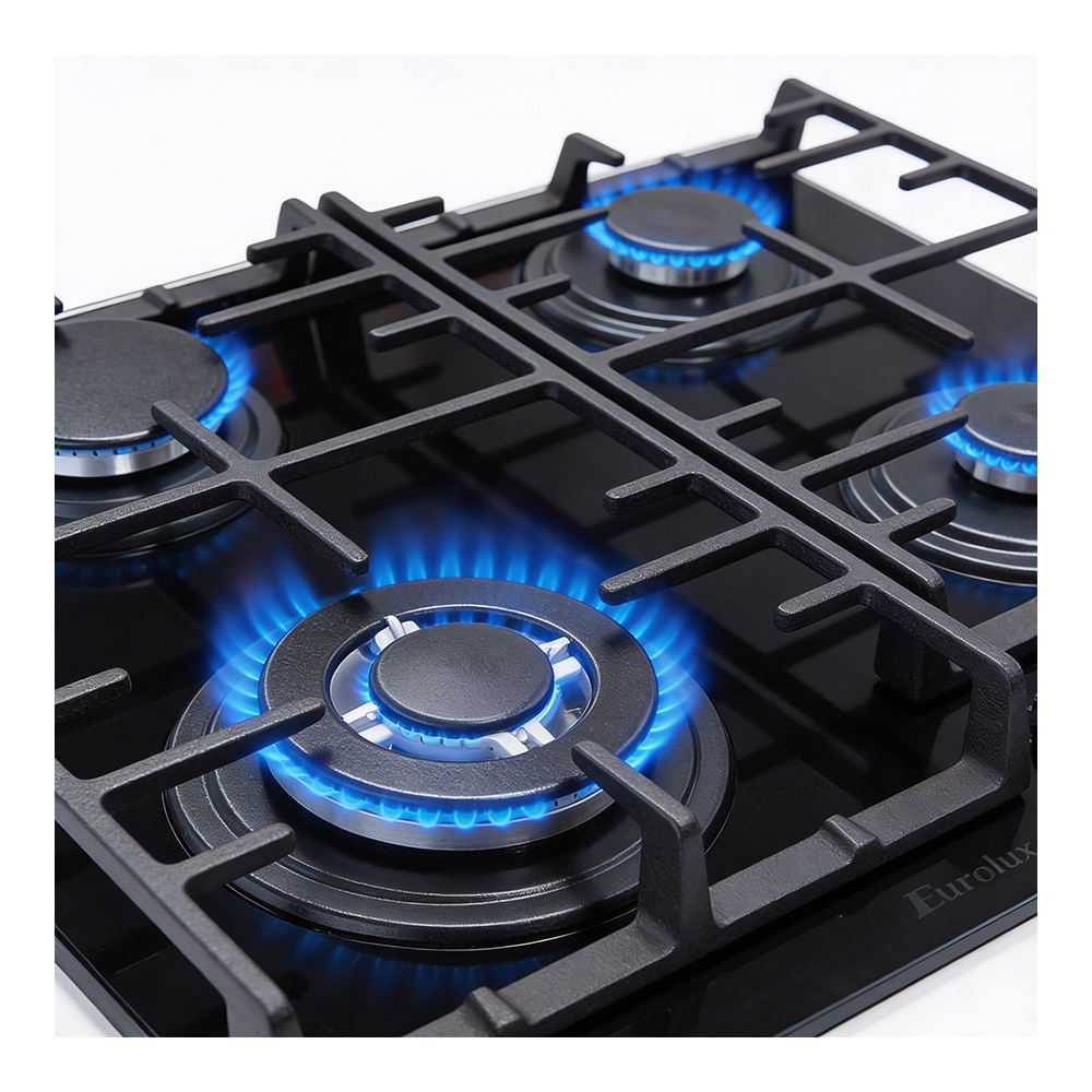 Встраиваемая  газовая панель Eurolux HBBR64GWCIBKGL photo 2