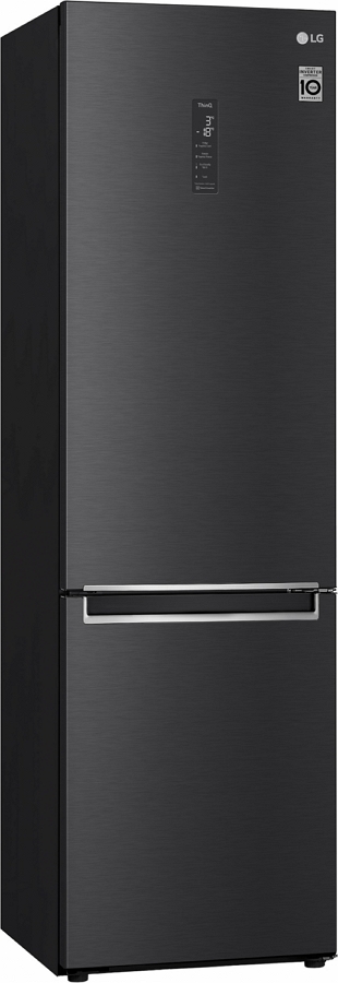 Холодильник двухдверный LG GBB72MCUGN / 384 л / 203 см / D / Черный photo 4