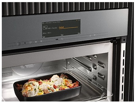 Cuptor electric cu microunde incorp. Miele H7840BM Graphite grey / 38 l. / A+  photo 3