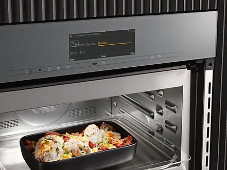 Cuptor electric cu microunde incorp. Miele H7840BM Graphite grey / 38 l. / A+  photo 2