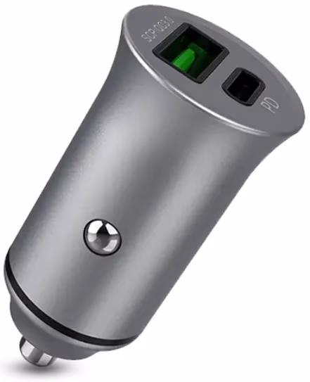 Зарядное устройство авто. для телефона Helmet HMTCACPWTCGR