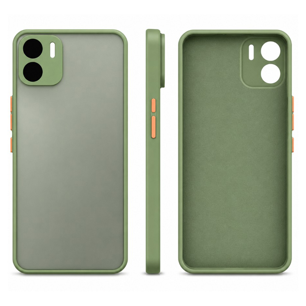 Husa Pentru smartphone Screen Geeks CamProt p/u Xiaomi Redmi A1 Verde photo 2