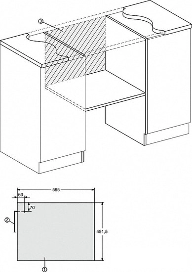 Cuptor cu microunde incorporabil Miele M7244TCGGR, 46 l, 900 W, 1500 W