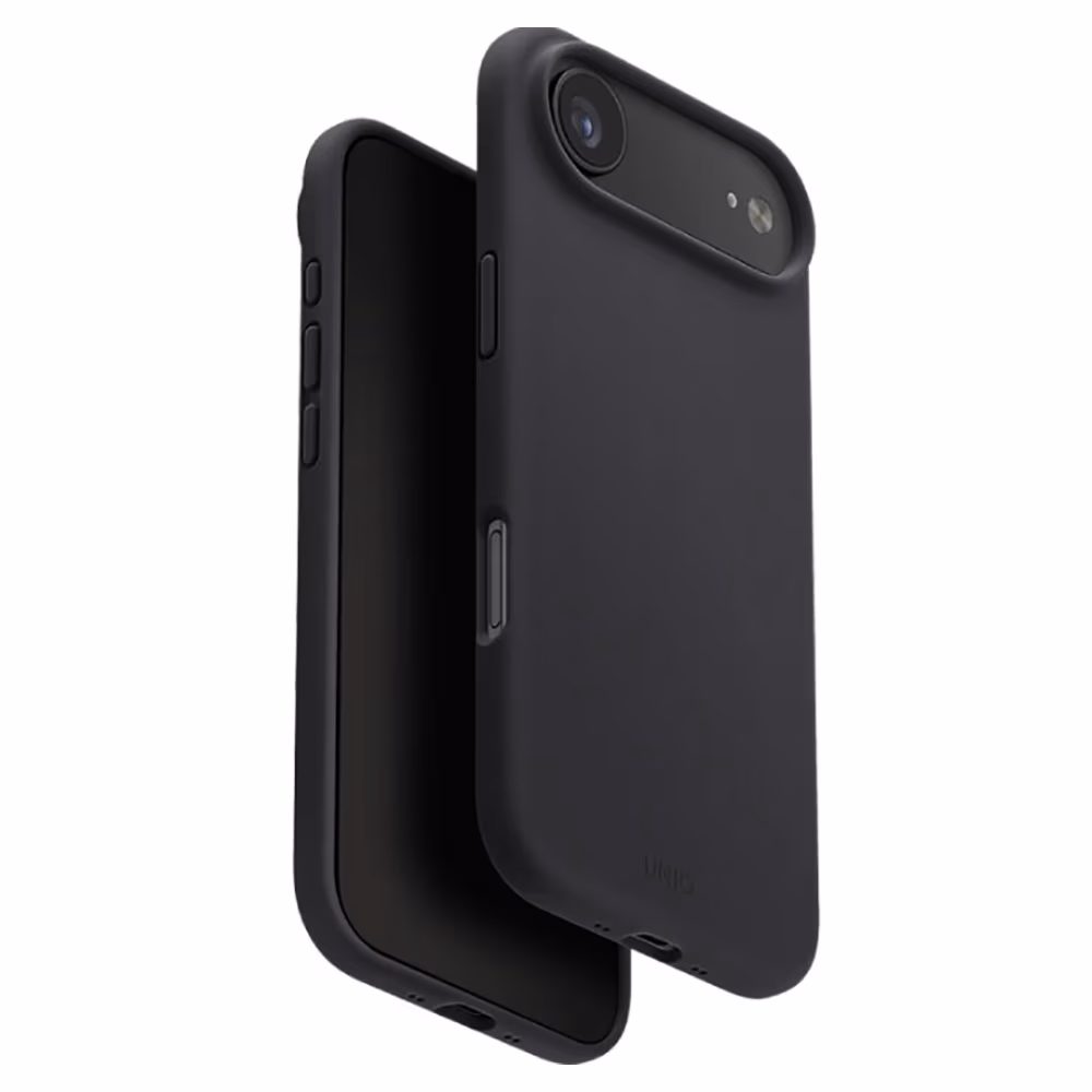 Husa Uniq iPhone 17 Magclick Lino, Charcoal Grey