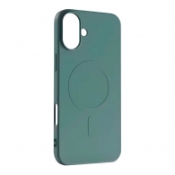 Husa WOO Liquid Silicone Magsafe iPhone 16 Green thumbnav 1