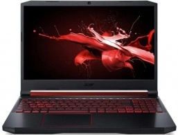 Laptop Acer AN515-54-77GV, Core i7, 16 GB, Linux, Negru cu rosu