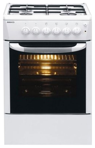 Plita de gaz Beko CSE52010GW / 4 arzatoare / 50 cm / Alb photo 1 Plita de gaz Beko CSE52010GW / 4 arzatoare / 50 cm / Alb photo 1