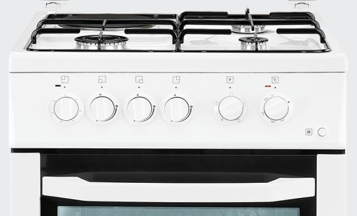 Комбинированная плита Beko CSS53010GW / 4 конфорок / Эмалированная photo 2