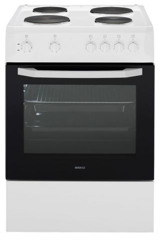 Электрическая плита Beko CSS66000GW / 4 конфорок / Эмалированная photo 1 Электрическая плита Beko CSS66000GW / 4 конфорок / Эмалированная photo 1