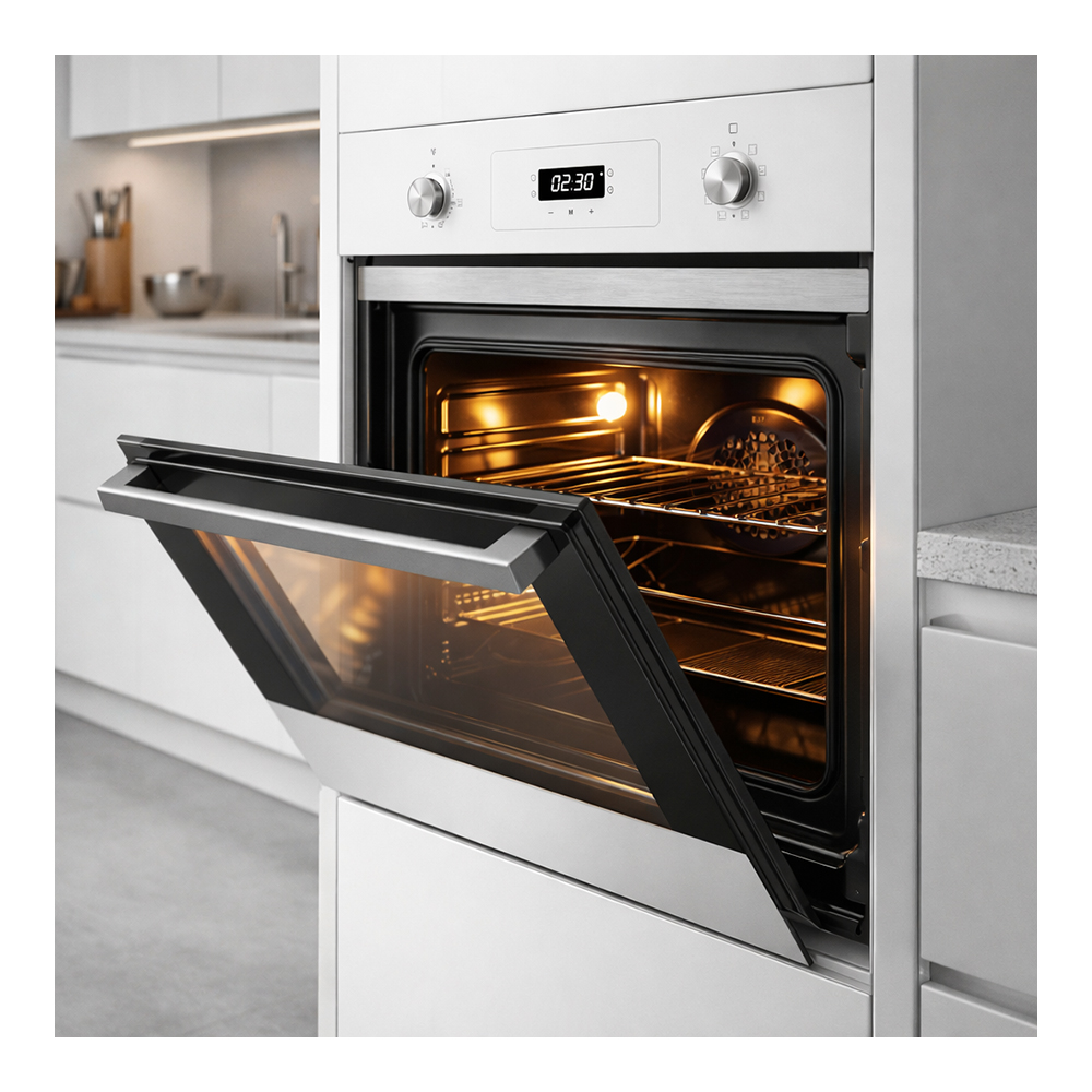 Cuptor electric incorporabil Haier HODP08TGW / 70 l. / A+ / Alb photo 6