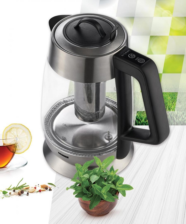 Fierbator de apa electric Heinner HEK-TF18GX photo 3