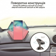 Магнитный держатель Promate AUSMAGNETTO2GY thumbnav 4