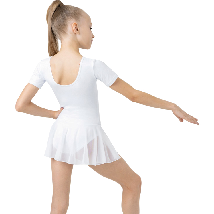 Купальник гимнастический Grace Dance Gymnastic leotard / 36 / Белый photo 4